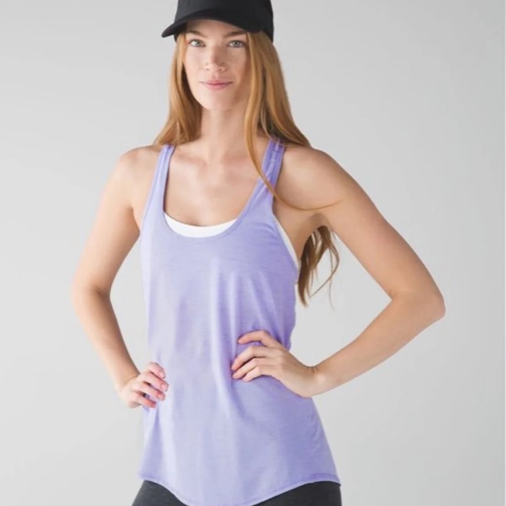 Lululemon Salute the Sun tank lilac